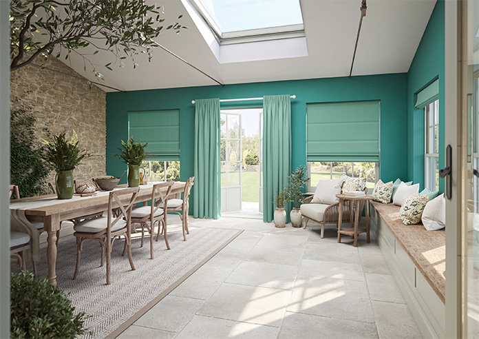 Ascot, Duckegg - Roman Blind - Image 6
